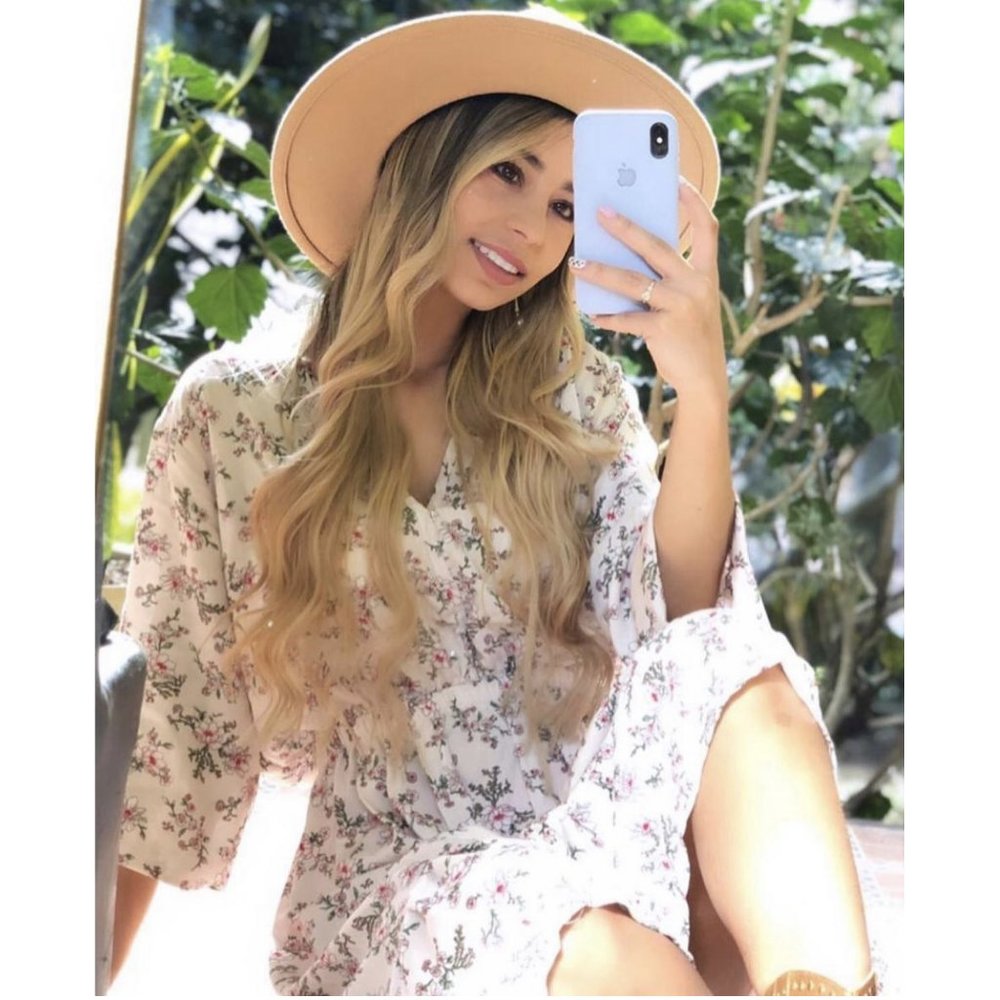 Colombian Women's Floral Maxi Dress Size Medium Color Beige Red